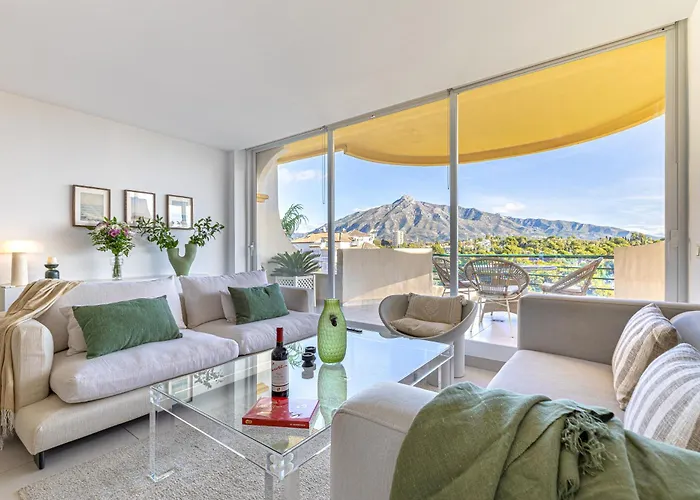 شقة Panoramic La Concha Views, Stylish 3br, 5min To Banus *